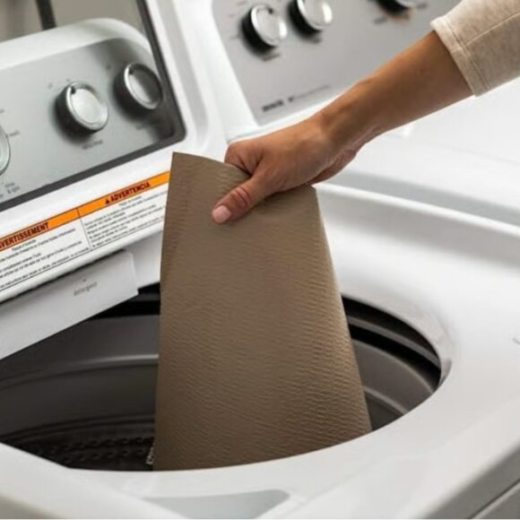 Duck Smooth Top Easy Liner NonAdhesive Shelf Liner, 12-In x 10-Ft, Taupe - Picture 3 of 4